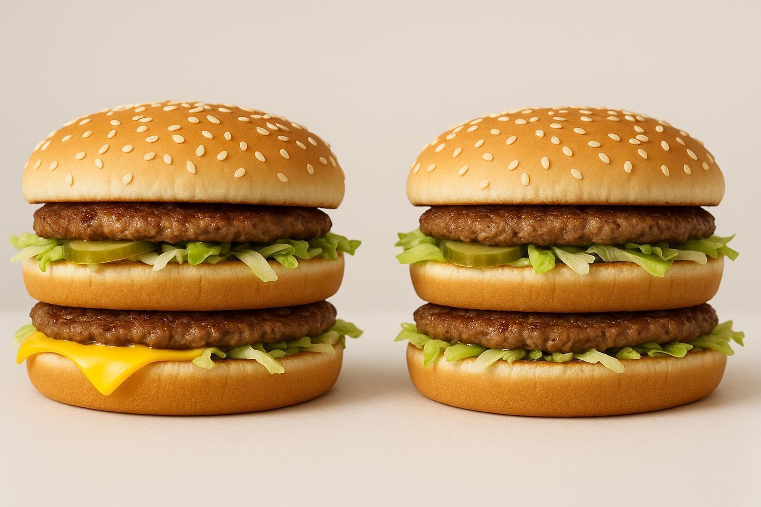 Which Big Mac has no cheese?